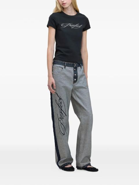 Marc Jacobs Perfect Imperfect stripe jeans - Grey - zdjęcie produktu nr 2