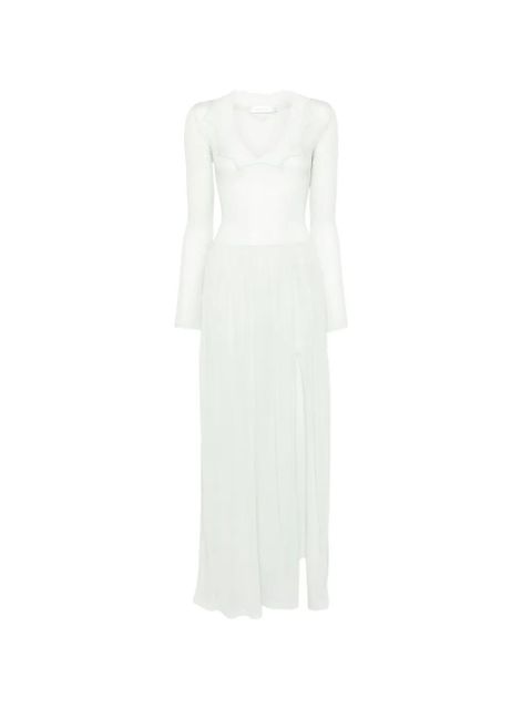 Aya Muse Maris lace-trim maxi dress - Green - zdjęcie produktu nr 1