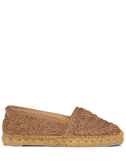 ETRO paisley-embroidered espadrilles - Neutrals - zdjęcie produktu nr 1