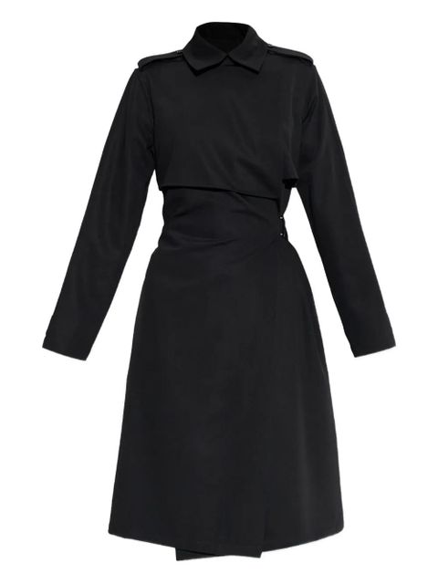 Burberry belted-detail midi dress - Black - zdjęcie produktu nr 1