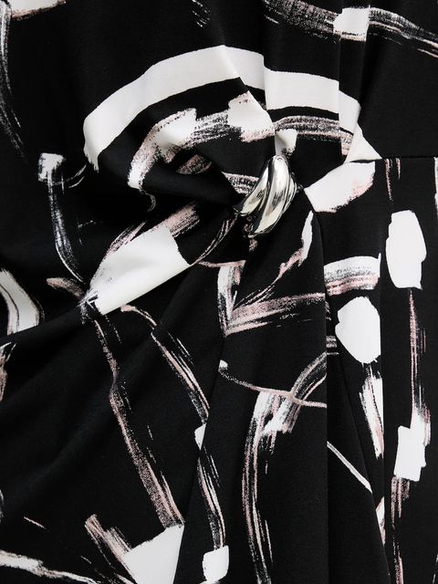 Joseph Ribkoff bluzka damska kolor czarny wzorzysta 254165