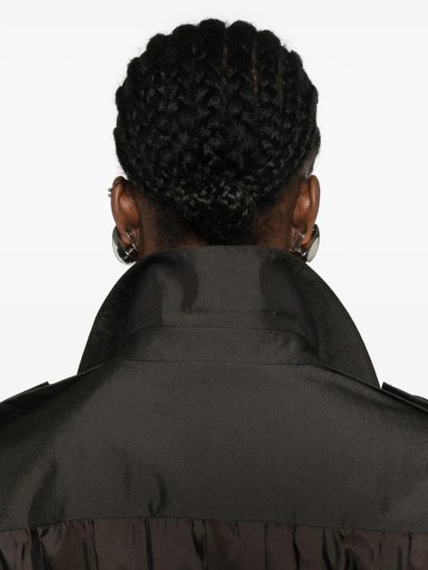 OUR LEGACY Origami belted trench coat - Brown