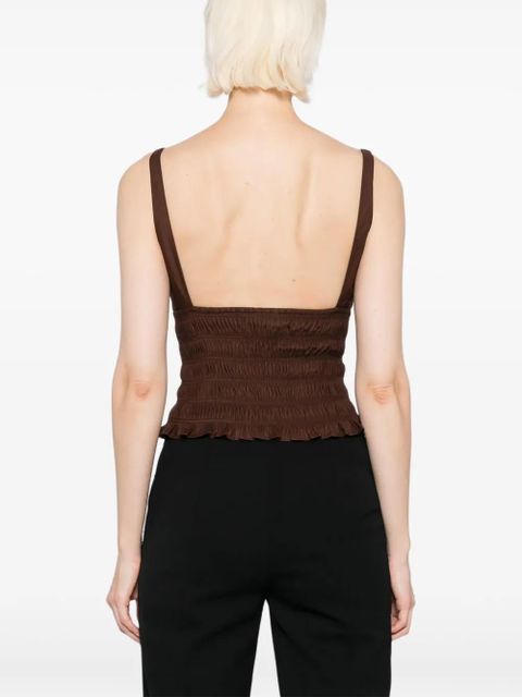 Reformation Jeanette top - Brown