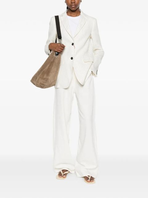 Max Mara striped button jacket - Neutrals - zdjęcie produktu nr 2