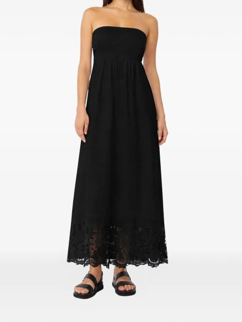 Max Mara strapless lace-detail maxi dress - Black - zdjęcie produktu nr 2