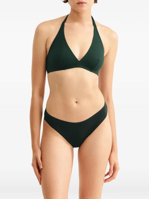 ERES Gang triangle bikini top - Green