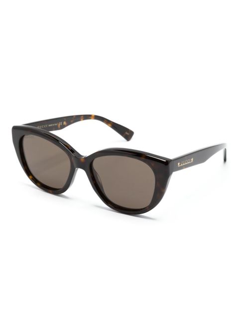 Gucci Eyewear tortoiseshell cat-eye sunglasses - Brown