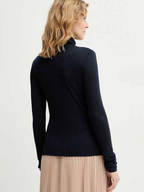 BOSS longsleeve z dodatkiem wełny Elavu