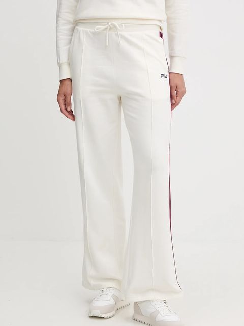 Fila dres bawełniany damski kolor beżowy FPW4216