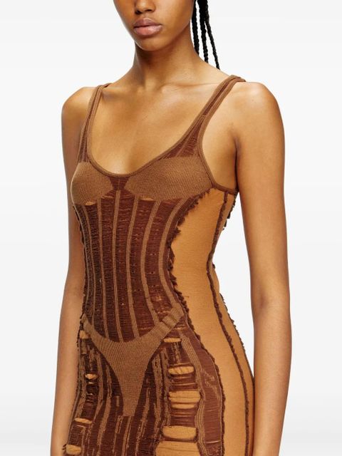 Diesel M-Calimera mini dress - Brown