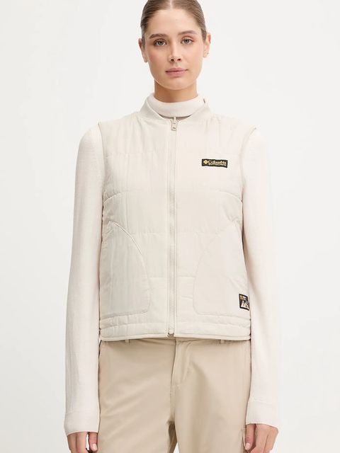 Columbia bezrękawnik sportowy dwustronny High Cascades kolor beżowy przejściowy 2138391 - zdjęcie produktu nr 2