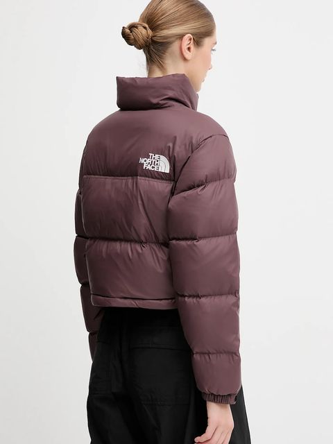 The North Face kurtka puchowa Nuptse kolor brązowy zimowa NF0A5GGEBQ71