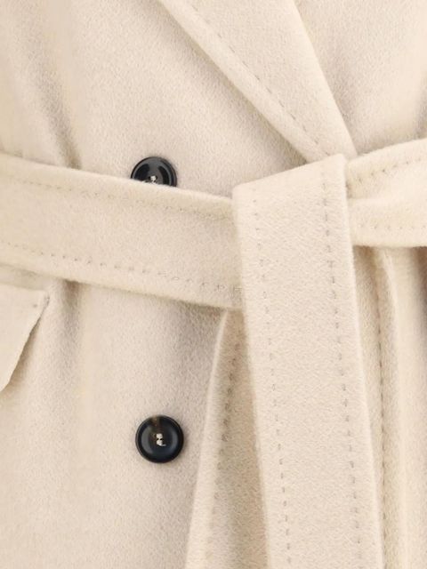 Max Mara Panteon button-fastening coat - Neutrals