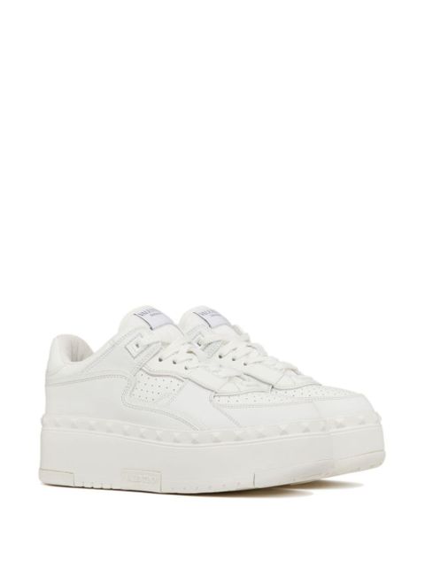 Valentino Garavani Freedots XL leather sneakers - White - zdjęcie produktu nr 2