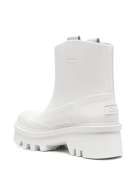 Chloé 60mm track-sole Chelsea boots - White