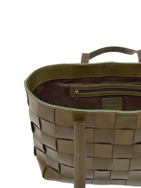 DRAGON DIFFUSION woven tote bag - Green