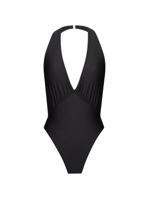 Saint Laurent halterneck open-back swimsuit - Black - zdjęcie produktu nr 1