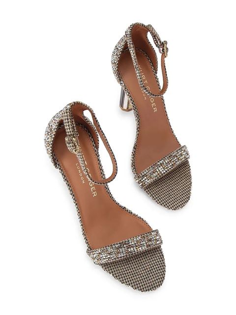 Kurt Geiger London szpilki Perspex Heel Sandal kolor złoty 4726940609 - zdjęcie produktu nr 2