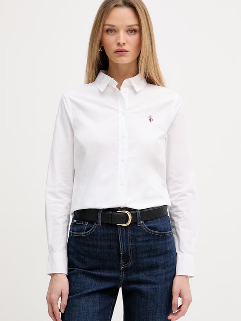 U.S. Polo Assn. koszula damska bawełniana Classic Fit Poplin - zdjęcie produktu nr 1