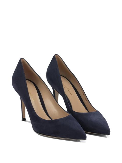 Gianvito Rossi pointed-toe pumps - Blue - zdjęcie produktu nr 2