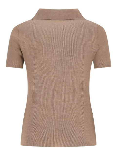 Max Mara V-neck top - Brown