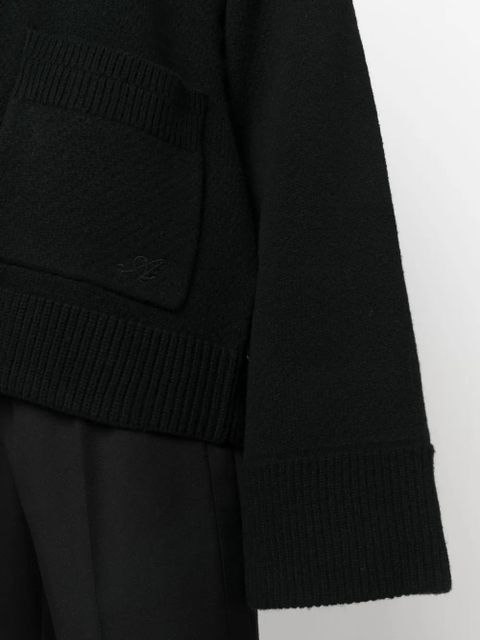 Axel Arigato Memory boxy-fit wool cardigan - Black