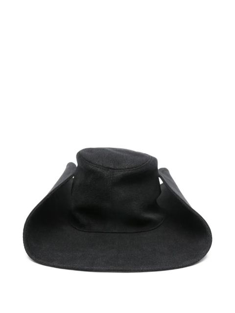 Ruslan Baginskiy wide-brim hat - Black