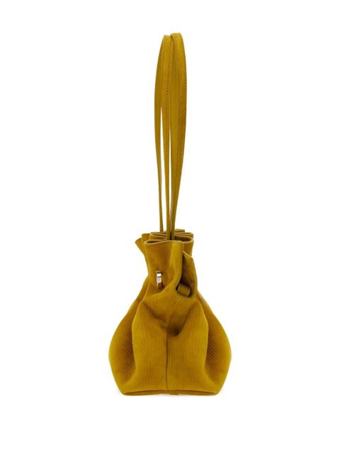 Ferragamo suede soft shoulder bag - Yellow