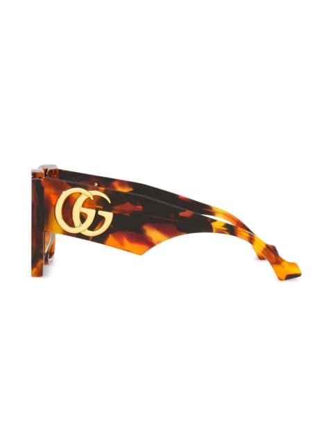 Gucci Eyewear tortoiseshell square-frame sunglasses - Brown