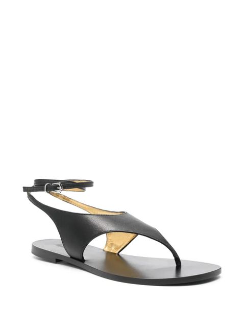 Paris Texas Amalfi leather sandals - Black