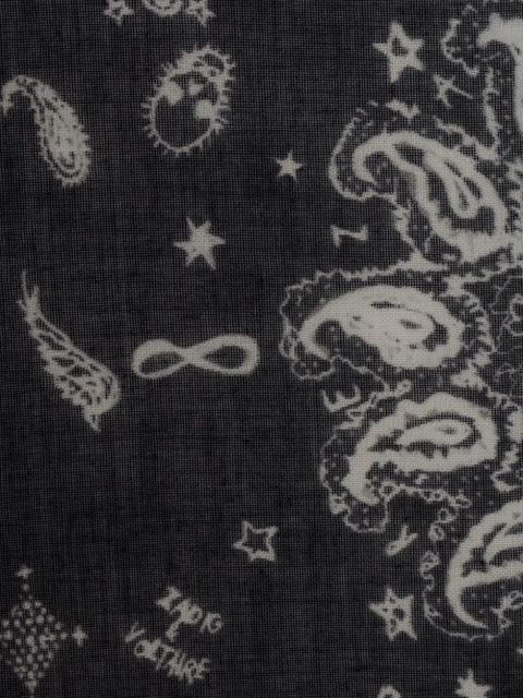 Zadig&Voltaire Maddie scarf - Black - zdjęcie produktu nr 2