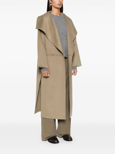 TOTEME shawl-lapels coat - Neutrals