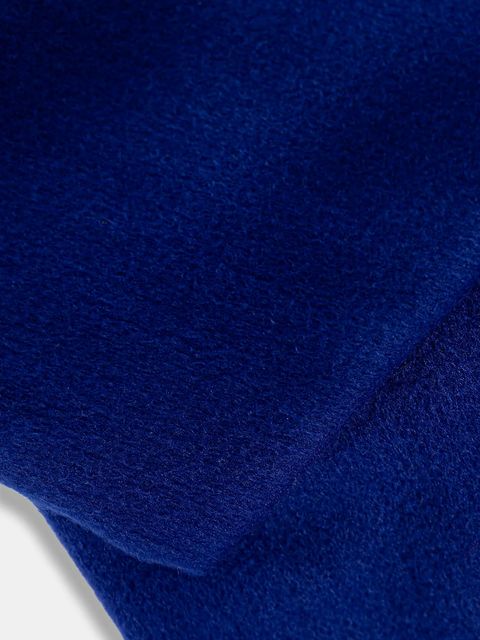 Answear.LAB szal wełniany damski kolor niebieski gładki