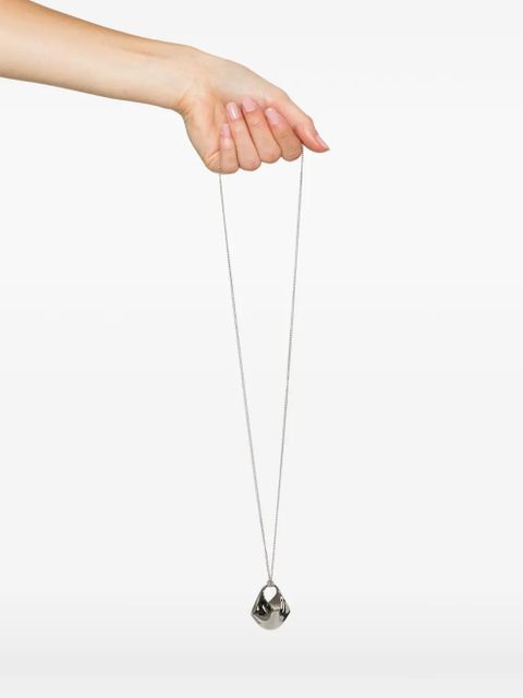 KHAITE small Lotus chain pendant necklace - Silver