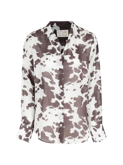 MC2 Saint Barth Cristal cow-print shirt - White - zdjęcie produktu nr 1