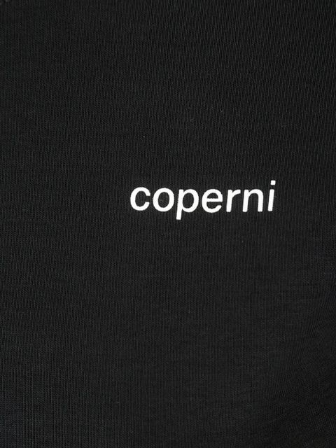 Coperni logo-print cotton t-shirt - Black