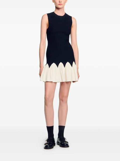 SANDRO knitted mini dress - Black - zdjęcie produktu nr 2