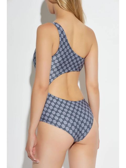 Gucci GG stretch-jersey swimsuit - Blue