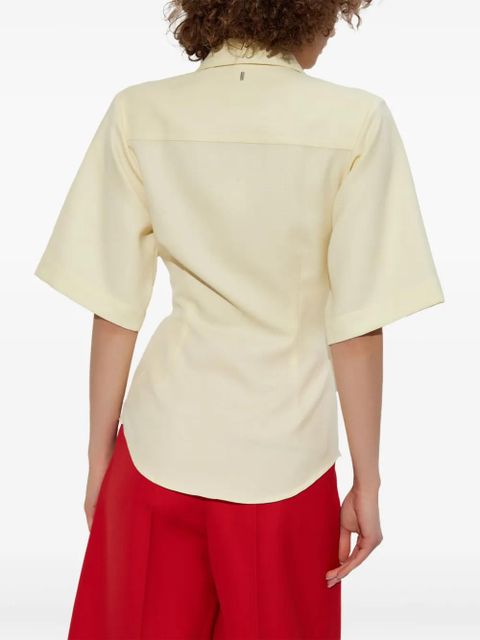 AMI Paris virgin wool shirt - Yellow