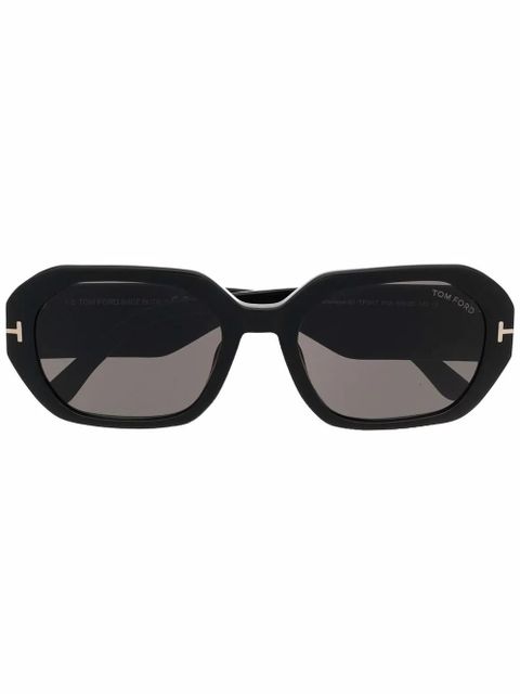 TOM FORD Eyewear Veronique rectangular sunglasses - Black - zdjęcie produktu nr 1