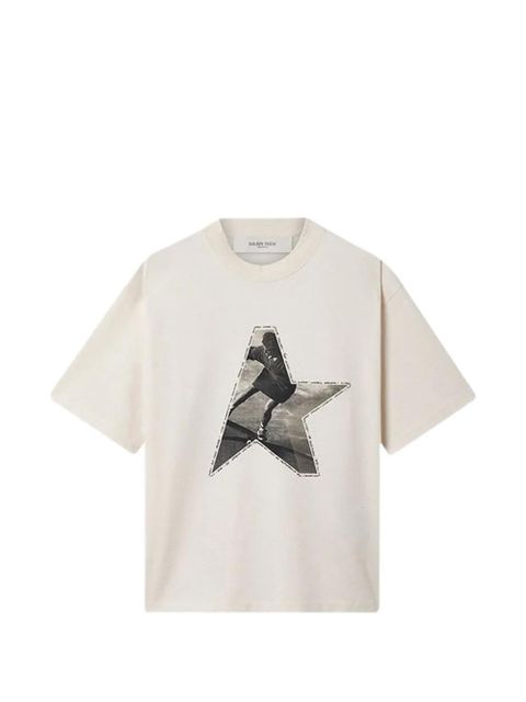 Golden Goose star-print T-shirt - Neutrals - zdjęcie produktu nr 1