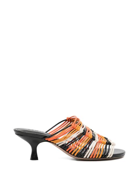 FARM Rio 30mm Macrame sandals - Black - zdjęcie produktu nr 1