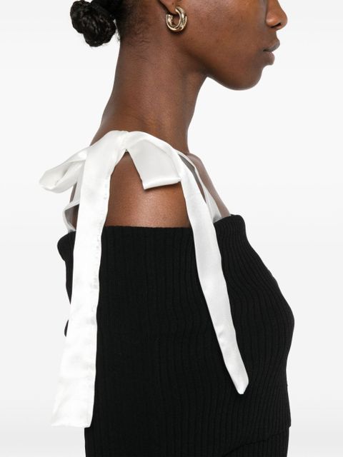 ROTATE BIRGER CHRISTENSEN off-shoulder top - Black