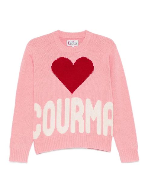 MC2 Saint Barth Kila Courma heart knit sweater - Pink - zdjęcie produktu nr 1