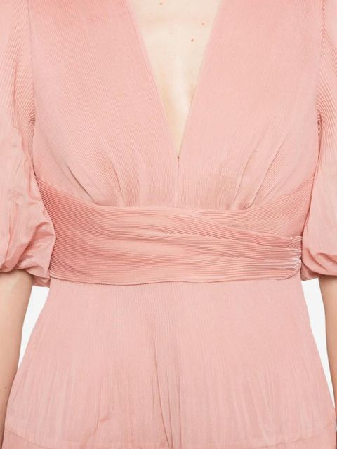 ZIMMERMANN V-neck mini dress - Pink