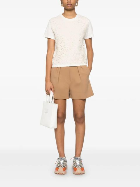 Moncler macramé T-Shirt - White