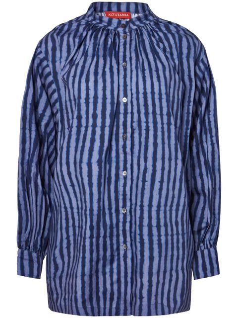 Altuzarra Teresa striped cotton shirt - Blue - zdjęcie produktu nr 1