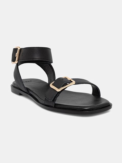 BOSS sandały damskie skórzane Charlize - zdjęcie produktu nr 1