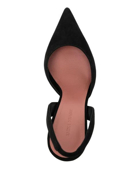 Amina Muaddi 95mm Holli pumps - Black