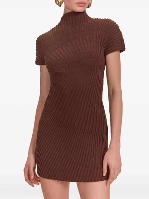 Cult Gaia Luka mini dress - Brown